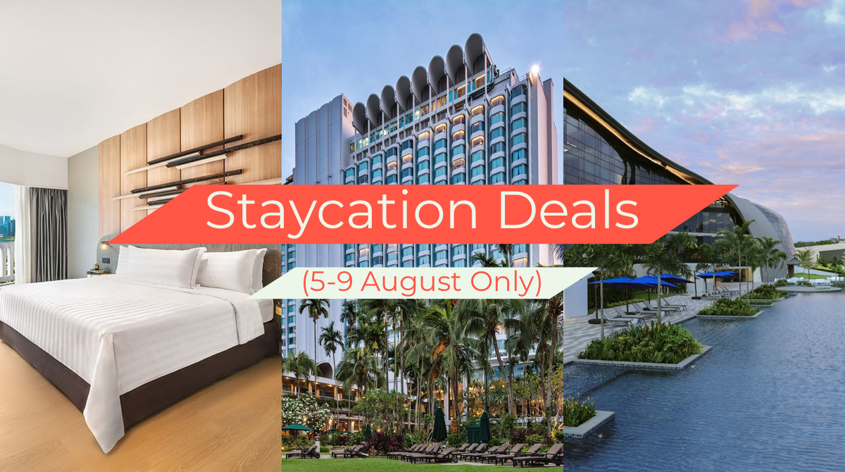 Singapore National Day Sale on Klook with Exclusive SRV-Eligible Staycation Deals (up to 50% off!)  - 5 to 9 August 2021 Only!