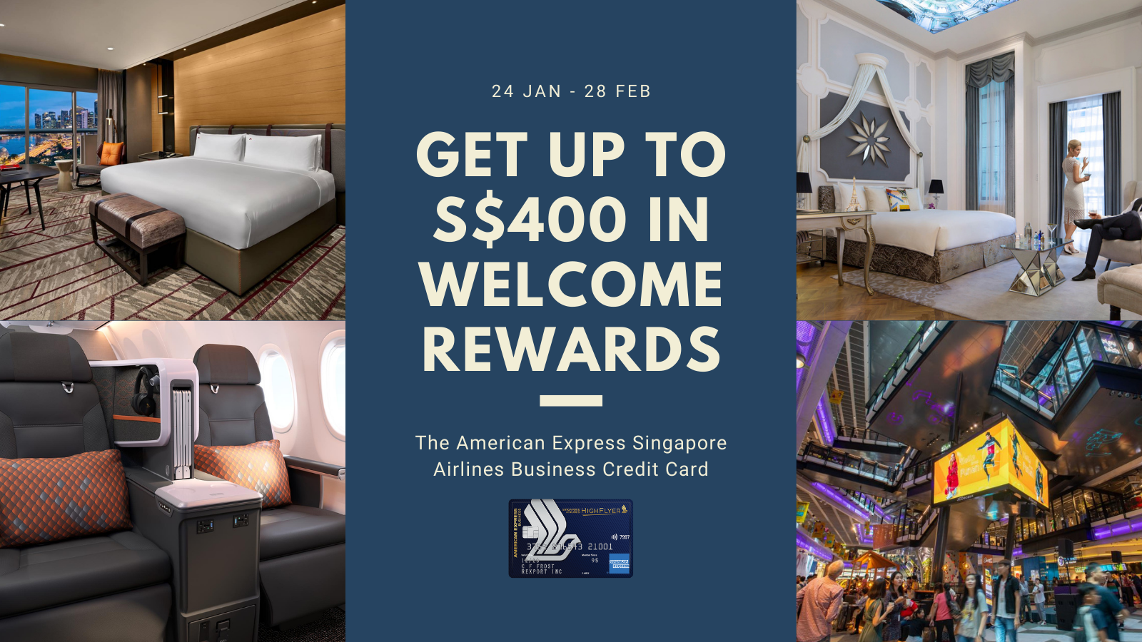 Special Offer: S$100 Bonus CapitaLand Voucher + S$300 Statement Credit With American Express Singapore Airlines Business Credit Card 