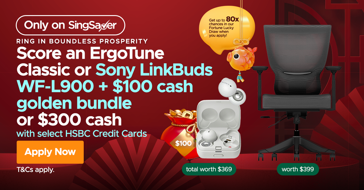 Get S$300 Cash with Singapore's Best Dining Credit Card (New Customers Only) - Apply for HSBC Revolution Credit Card by 20 January 2023!