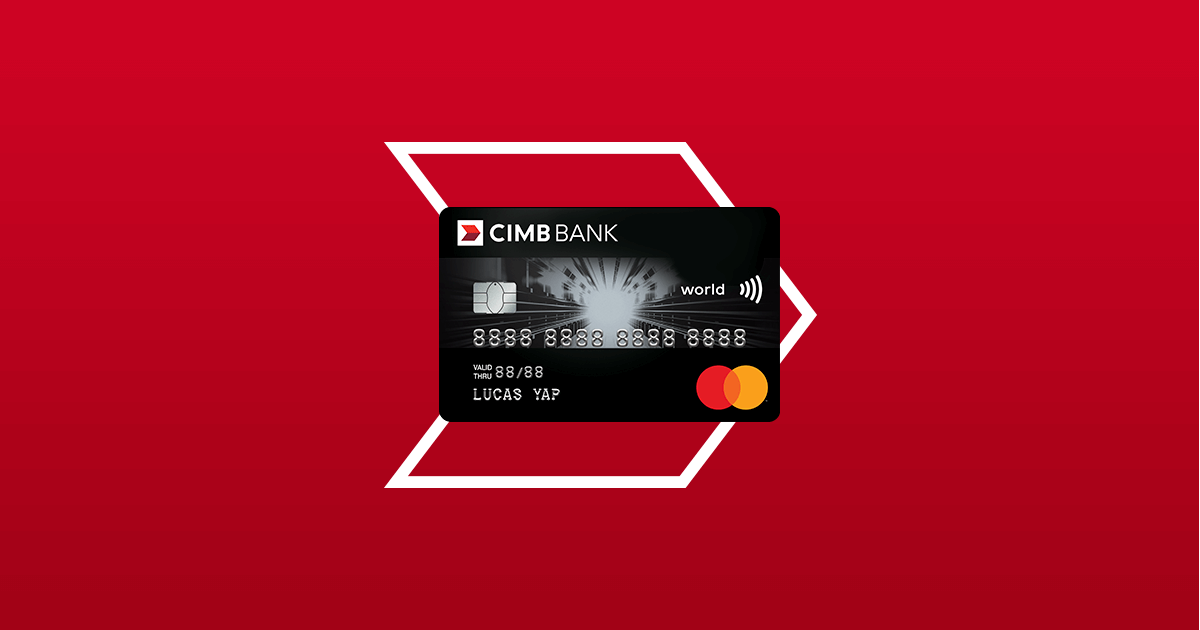 CIMB World Mastercard Offering up to 3% Unlimited Cashback Through 31 October 2023 - New Customer Gets S$320 Cash Reward (Apply by 31 August 2023) 