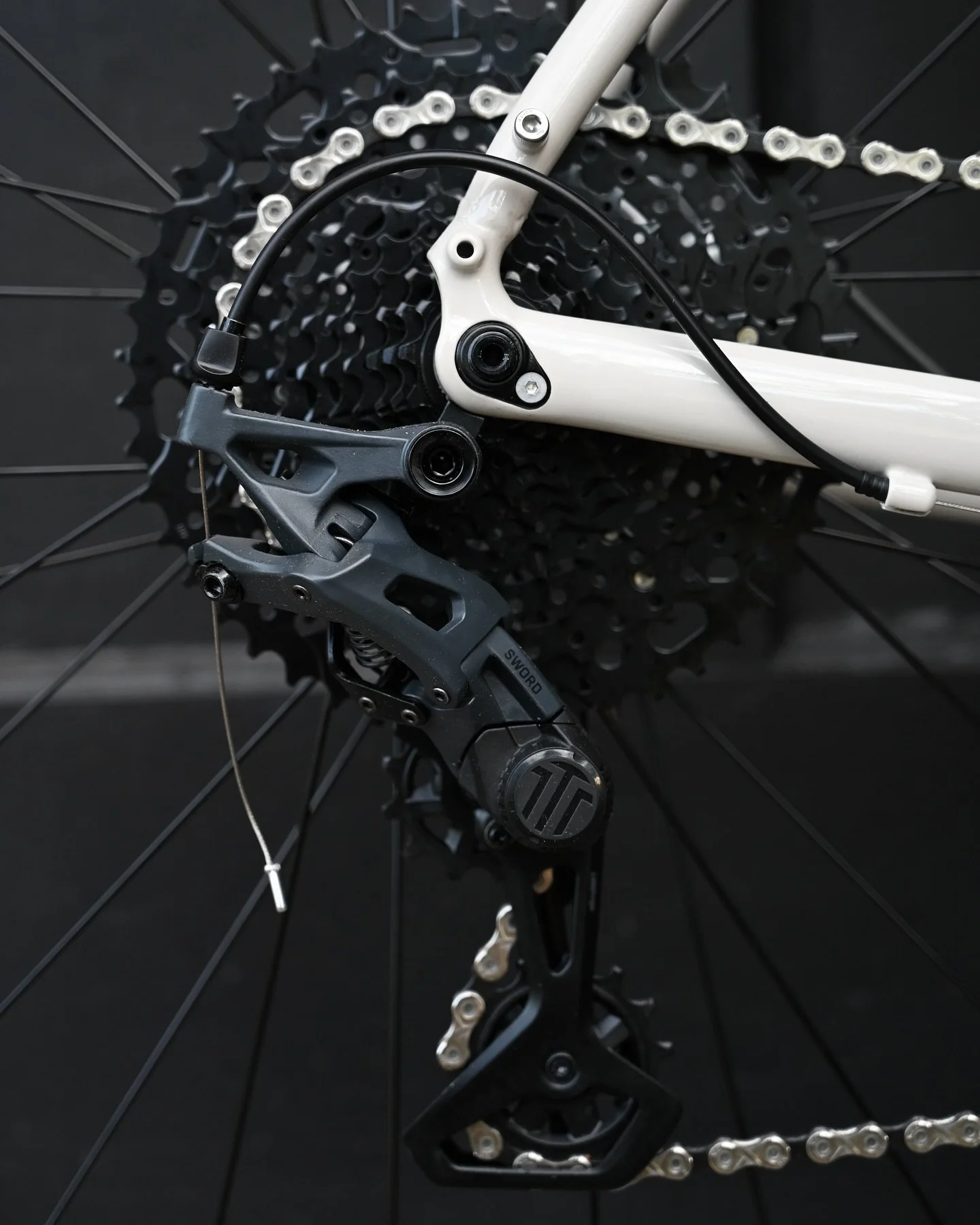 Peak mechanical 10-speed groupset delivers a whopping 339% gear ratio. Climb those hills effortlessly and power through flats with ease. #bikerelease #gravelbike #10speed #lochsidecycles