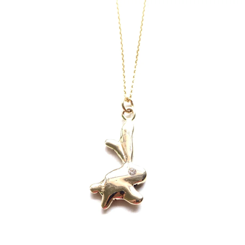 Bunny Necklace Playboy Bunny Charms Wholesale Gold Rabbit