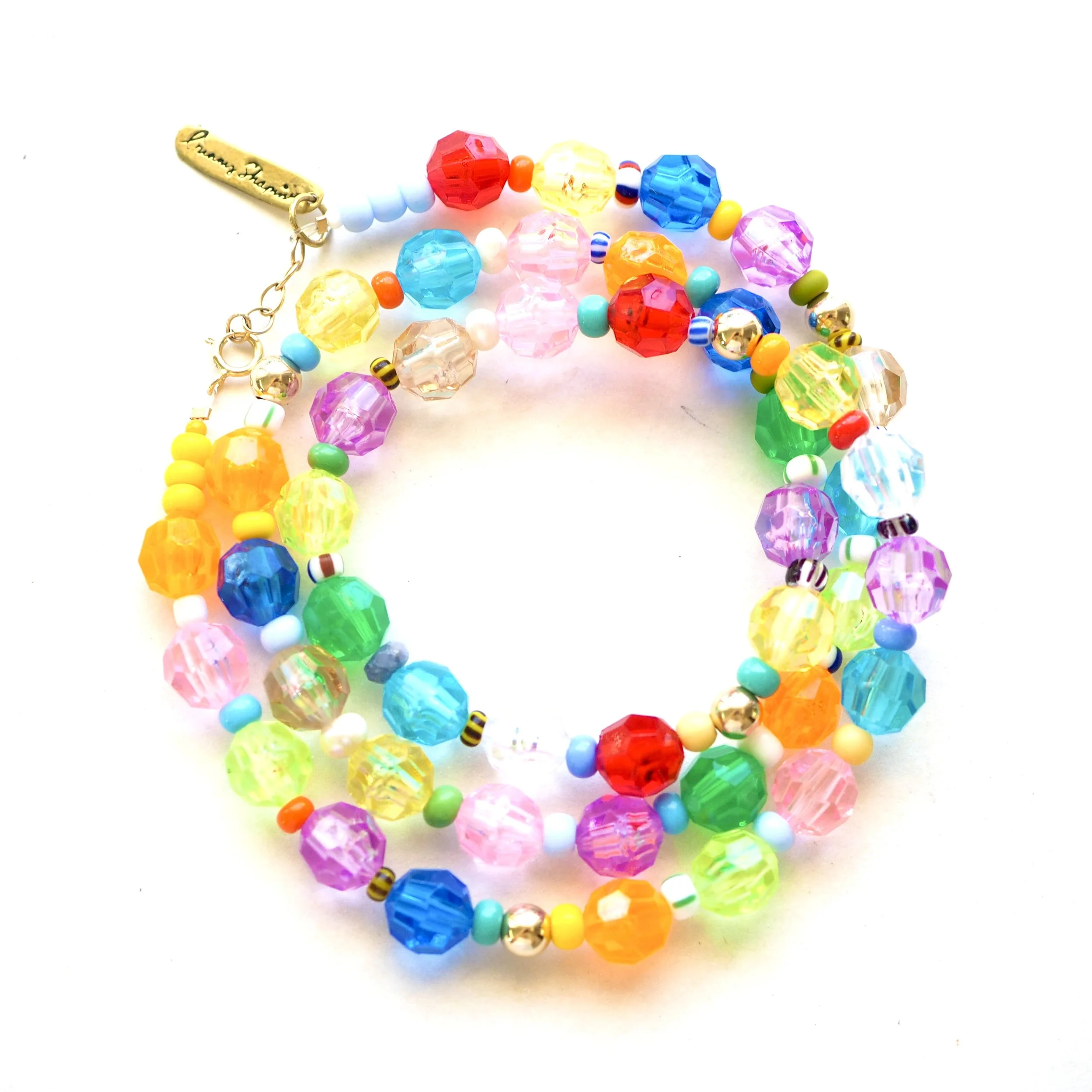 Janey Crystal Wrap Bracelet