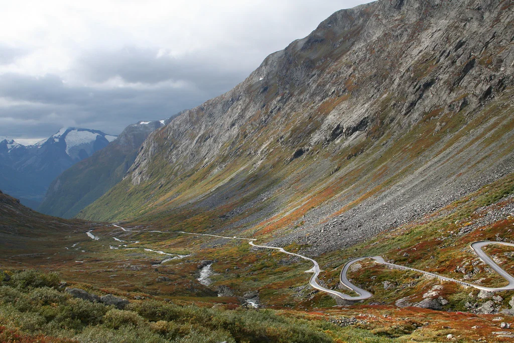 Strynefjellsvegen, September 18th. Photo by Per Ritzler / Statens Vegvesen.