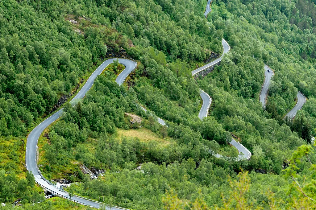 Gaularfjellet, June 16th. Photo by Jarle Wæhler / Statens Vegvesen.