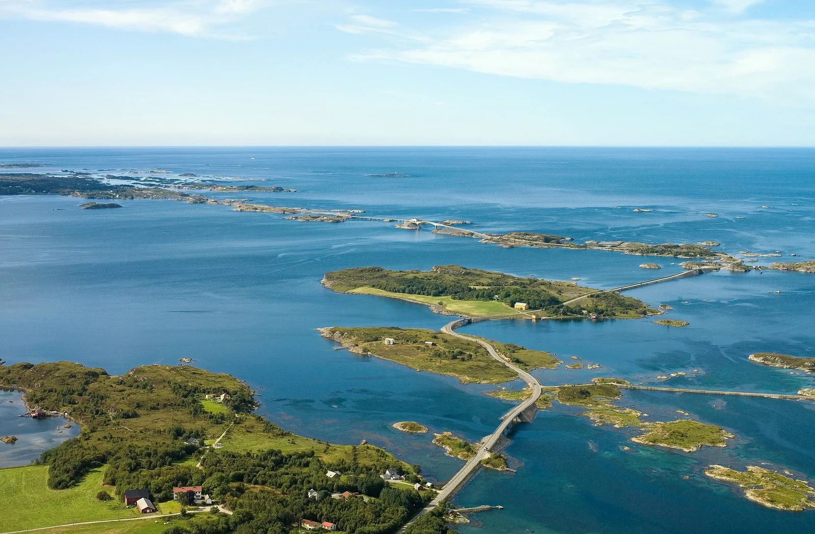 Atlantic Road / Atlanterhavsvegen, August 29th. Photo by Harald Mowinckel / Statens Vegvesen.