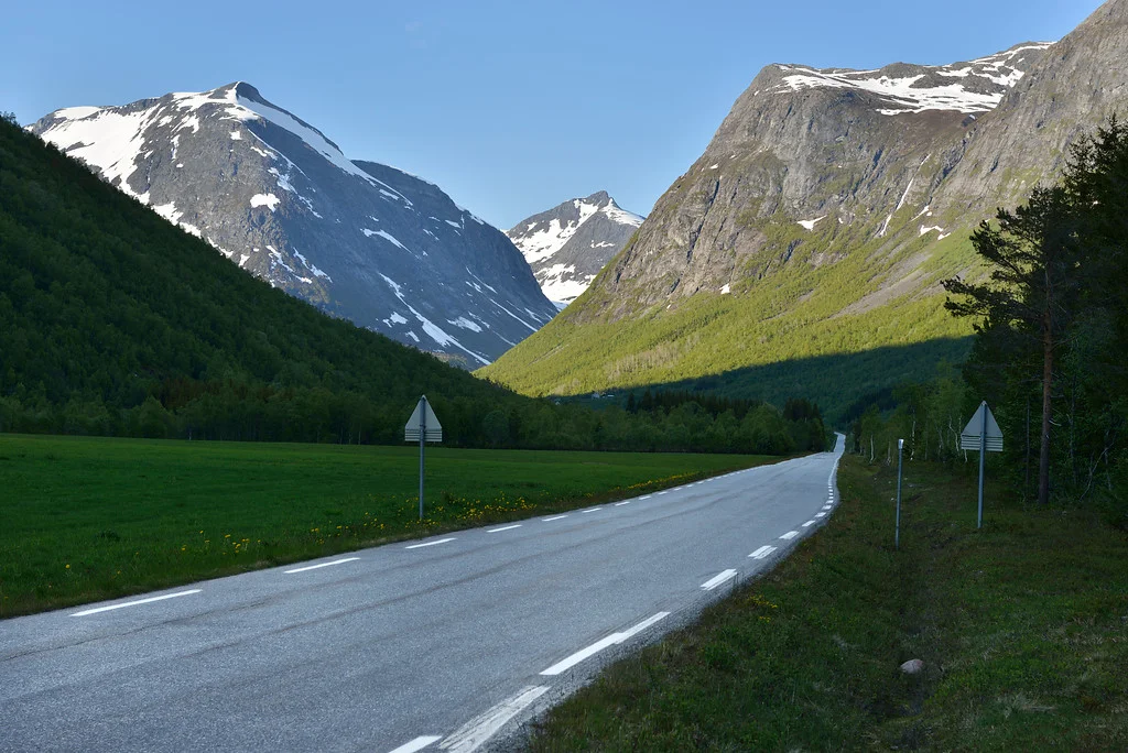 Near Trollstigen, June 15th. Photo by Jarle Wæhler / Statens Vegvesen.