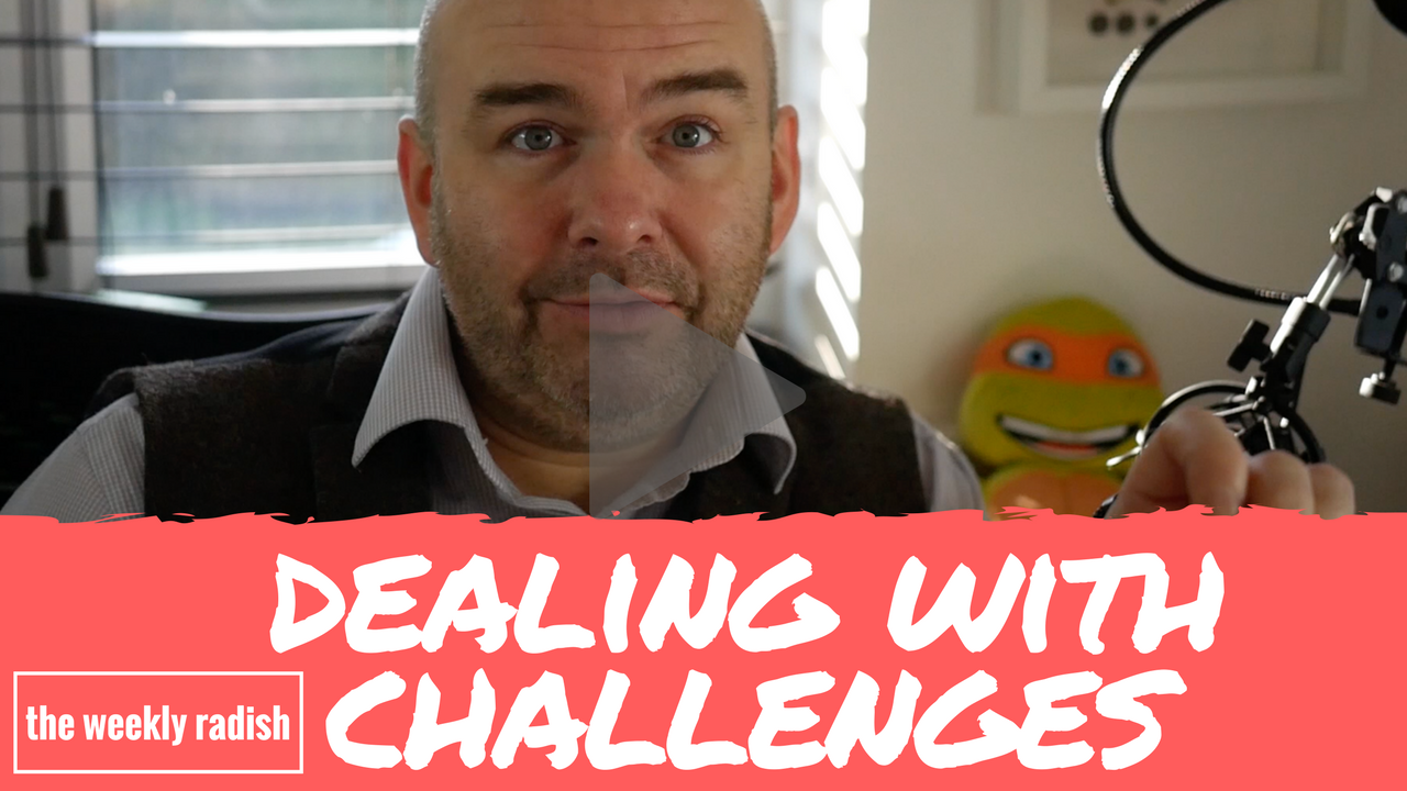 Learning to cope with obstacles more positively | weekly radish 18