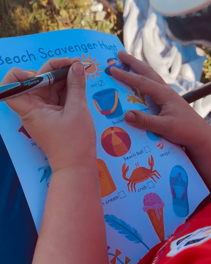 My nephew enjoying my latest scavenger hunt. 
Now available for download on my Etsy Shop (link in bio) 

#scavengerhunt #onthebeach #kidsactivities #kidsnature #plantbasedlearning #kidsoutside #outdoorpreschool #forestkindergarten #playbaseslearning 