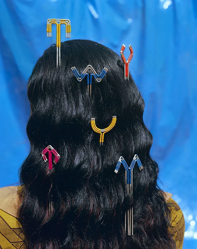 Les Coiffeuses – Akama, Beatrice Durandard &amp; Fatima Banfora 2014 Photo: ©Émile Barret / Hors Pistes