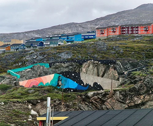 Sun and moon — Alexandros Simopoulos Nuuk 2017 Photo: ©Émile Barret / Hors Pistes