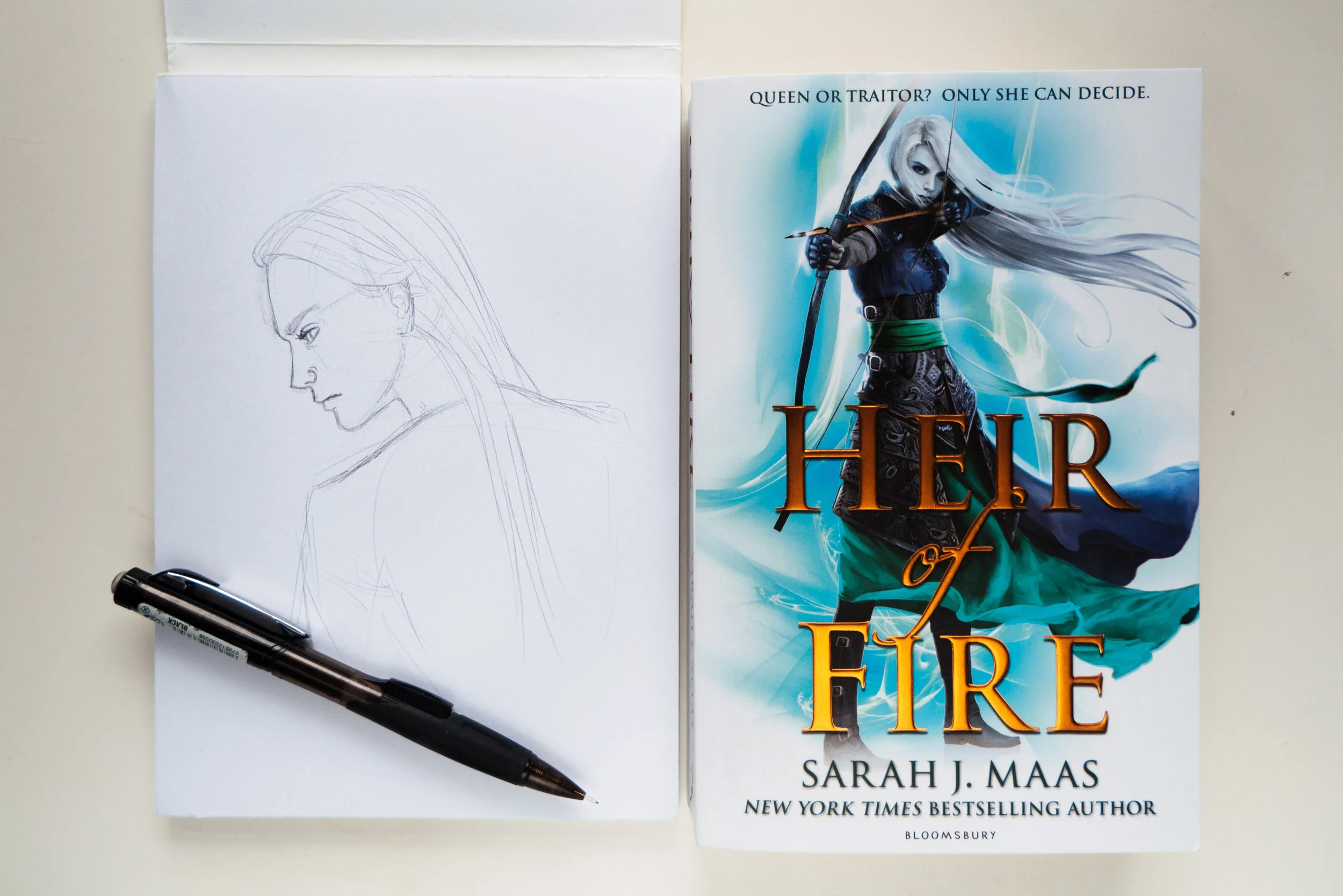 Celaena Sardothien from the Throne of Glass series by Sarah J Maas.