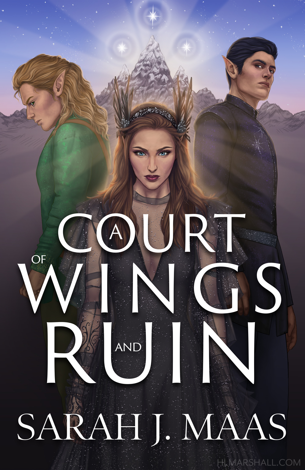 A Court of Wings and Ruin Book Cover Redesign