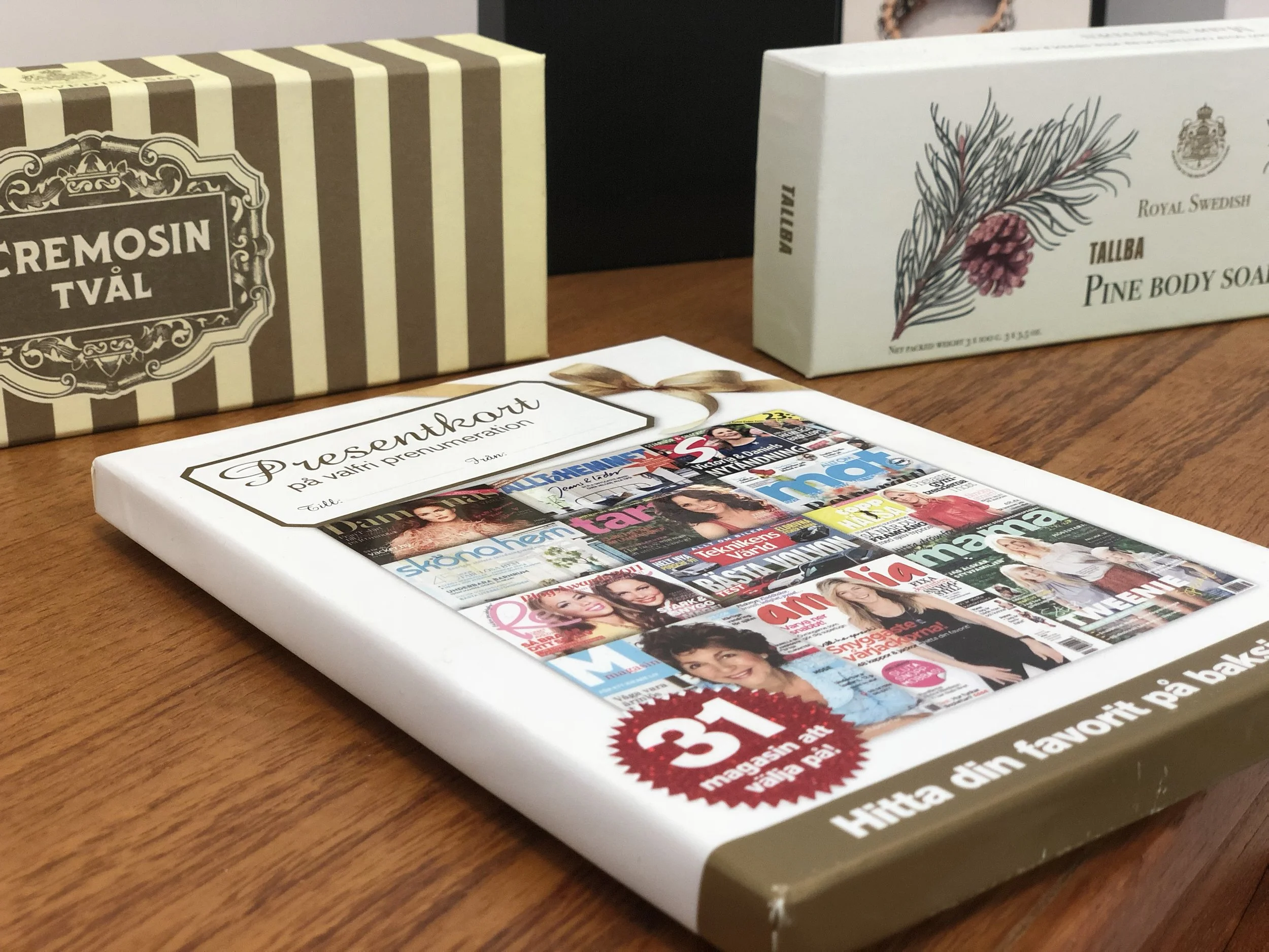 Förpackning för tidningsprenumeration