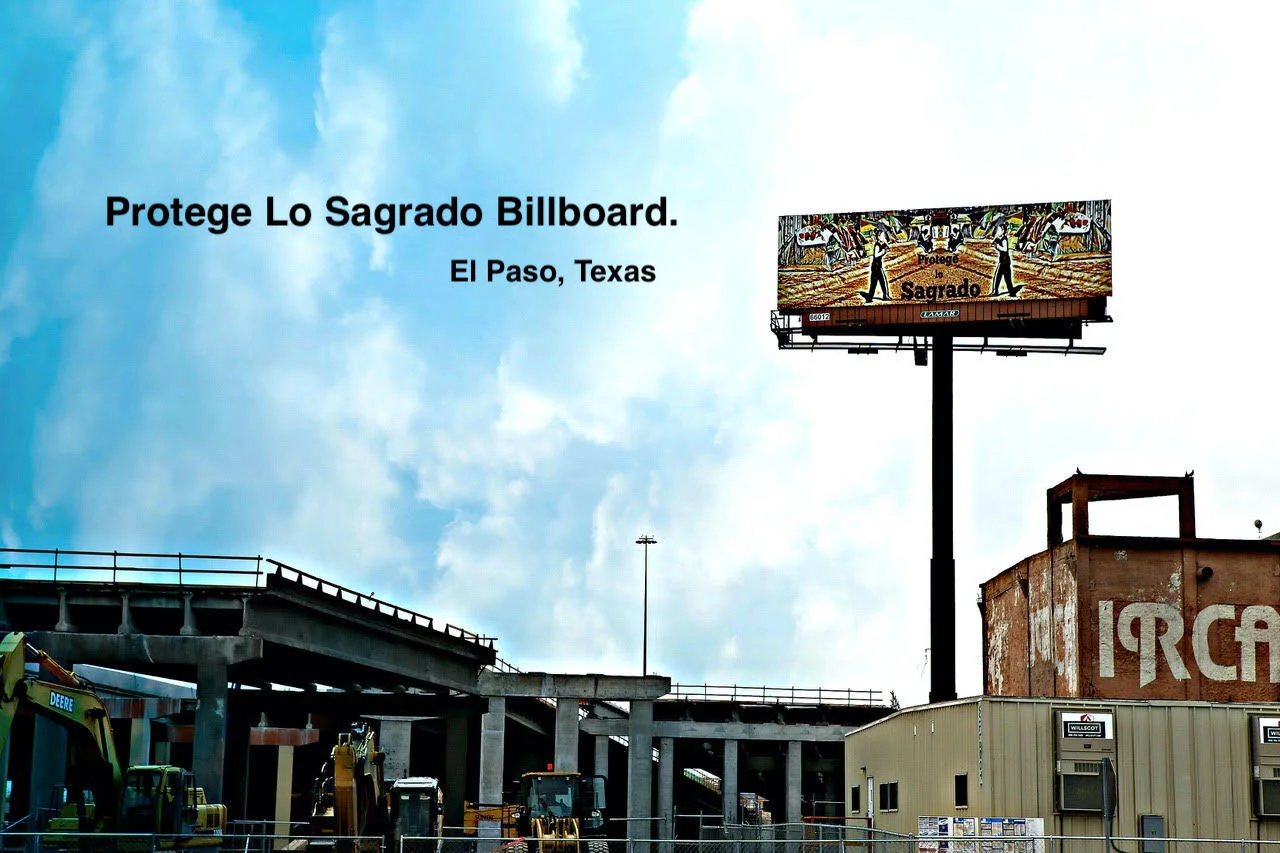 Protect the Sacred Billboard in El Paso, Texas.