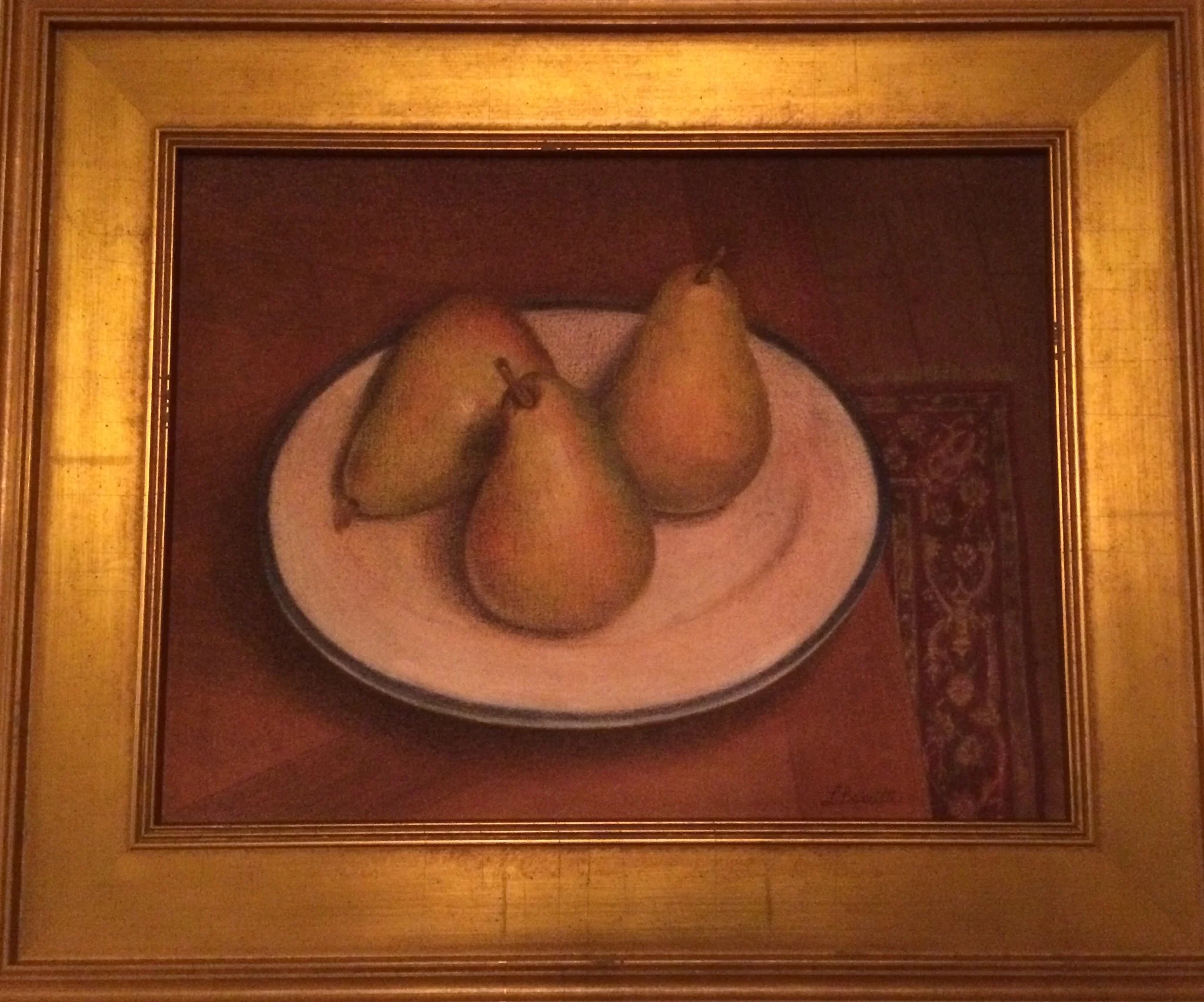 "Pears on a Plate"