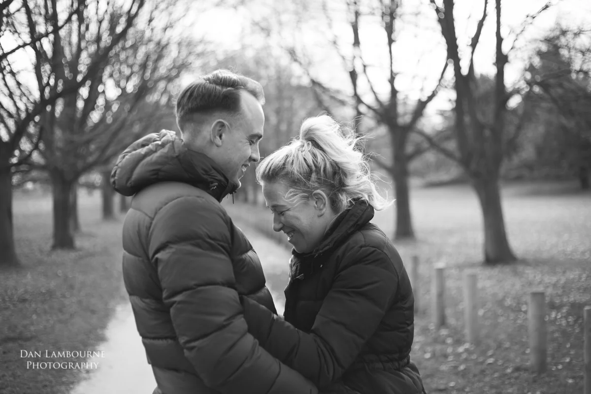 Emma & Jamie Pre Wedding Shoot at Woolaton Park in Nottingham with Dan Lambourne Photography
