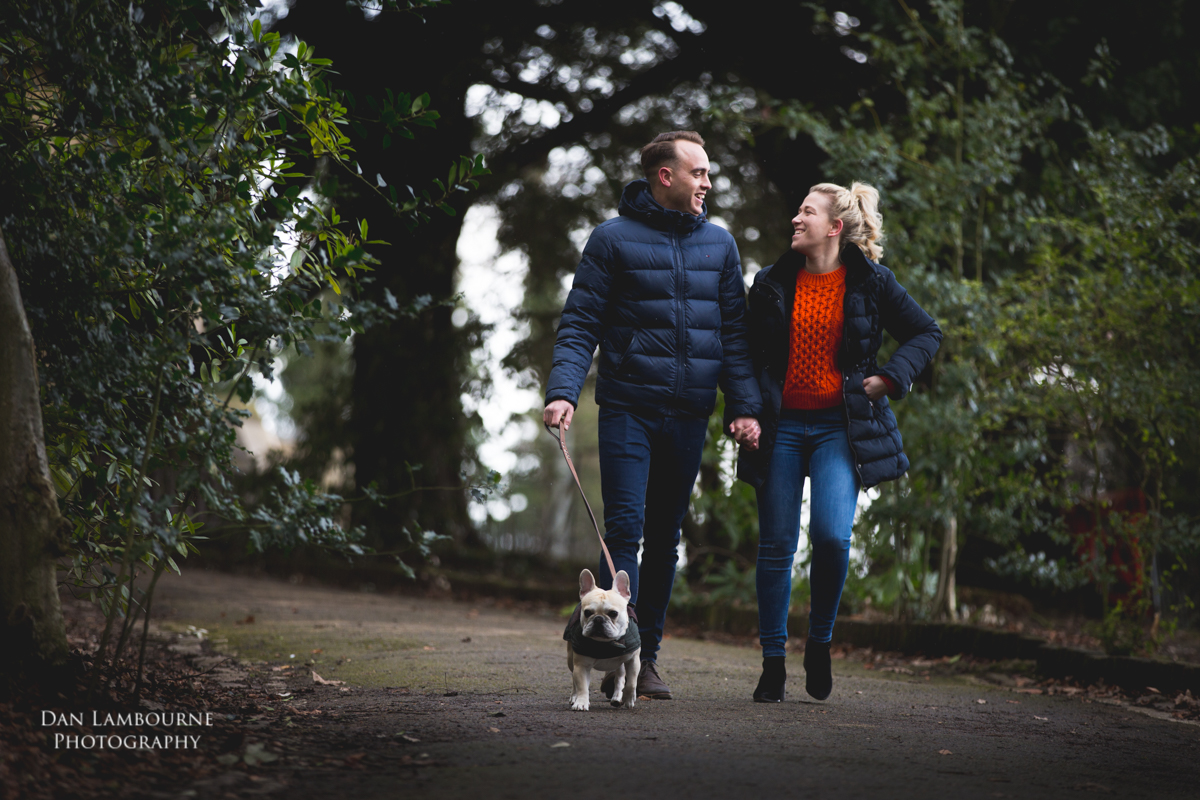 Emma & Jamie Pre Wedding Shoot at Woolaton Park in Nottingham with Dan Lambourne Photography