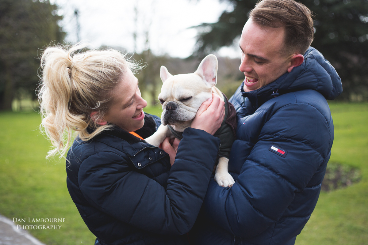 Emma & Jamie Pre Wedding Shoot at Woolaton Park in Nottingham with Dan Lambourne Photography
