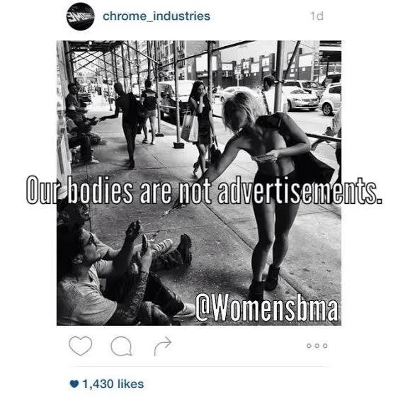Womens Bike Messenger Association reaction to Chromes' ad campaign