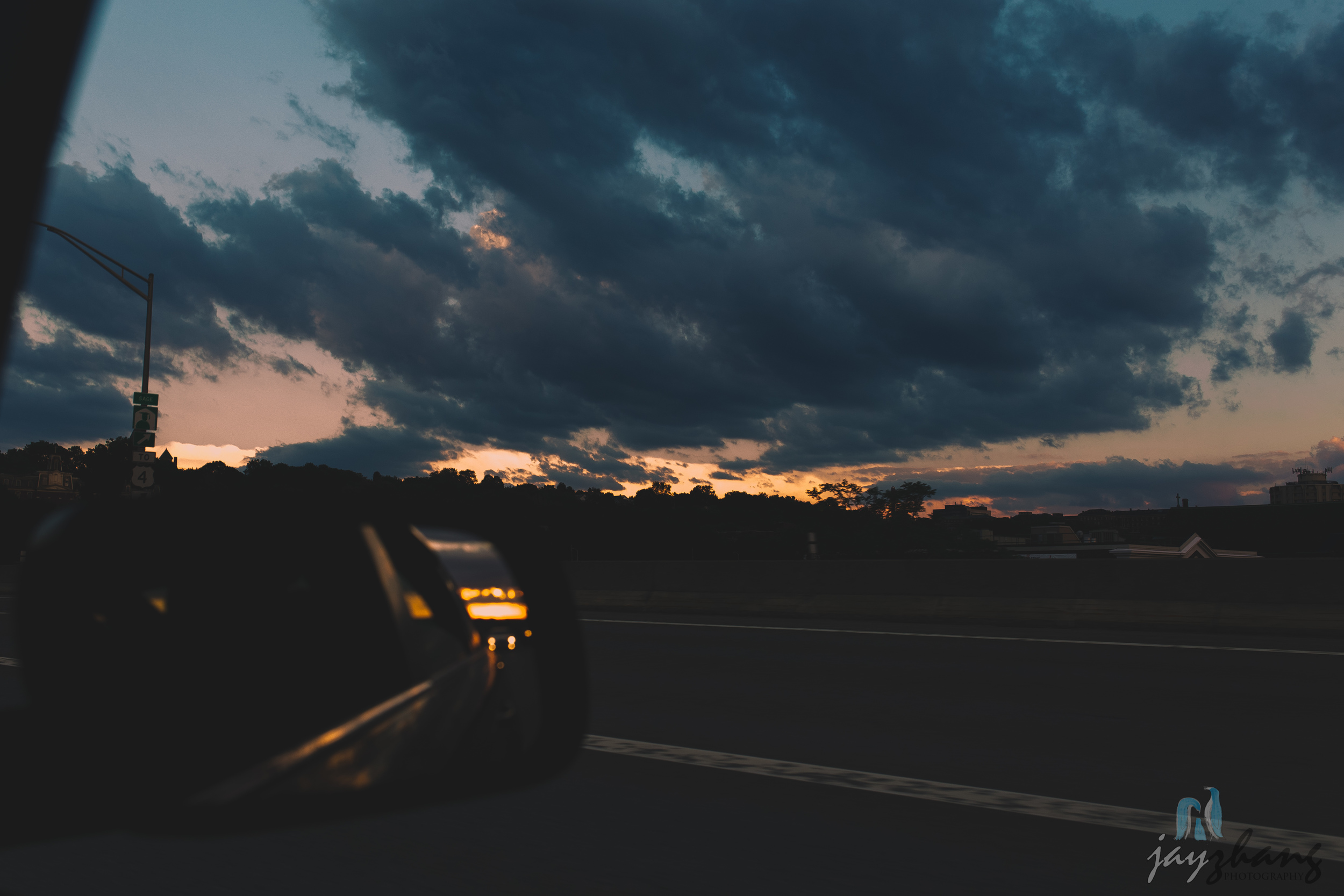 Day 245 - Driving Sunset