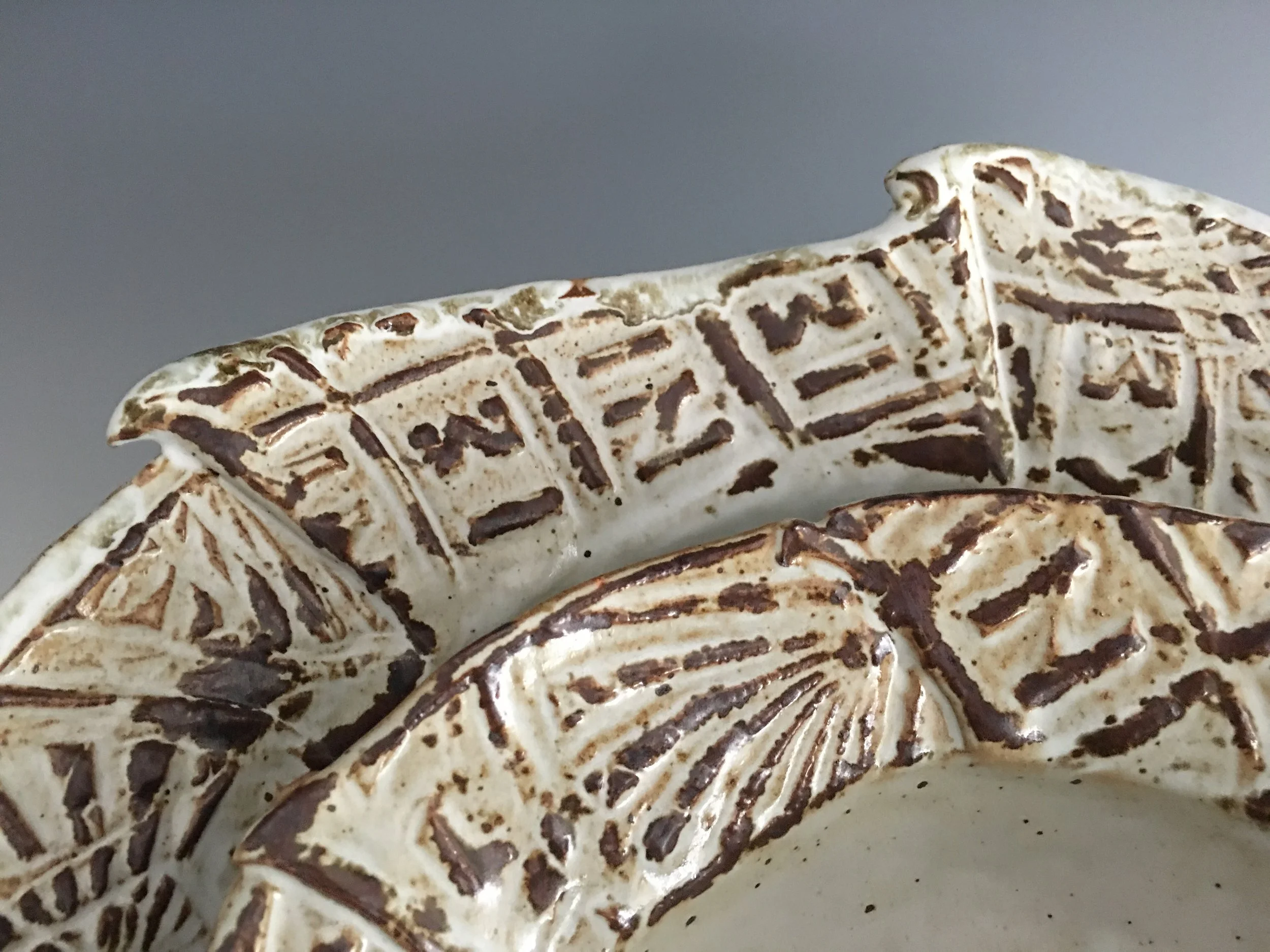   Nesting Greek Bowls    Small   and Medium Stoneware Bowls    