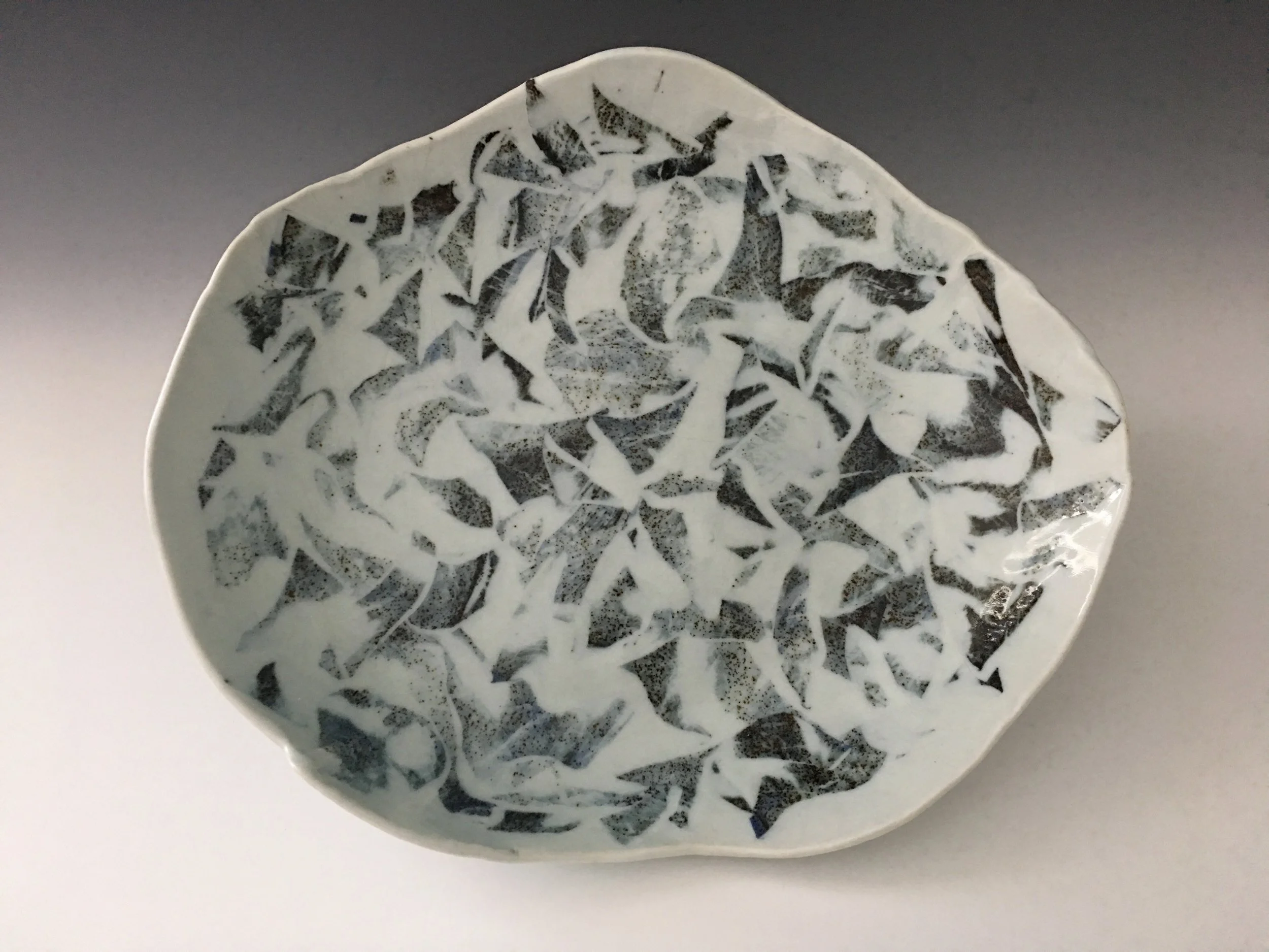   Inlaid Porcelain Platter      