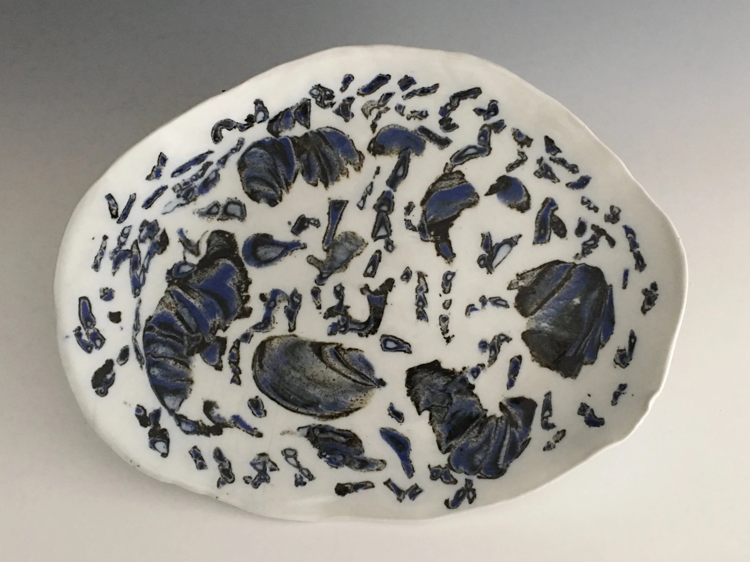   Inlaid Porcelain Platter      