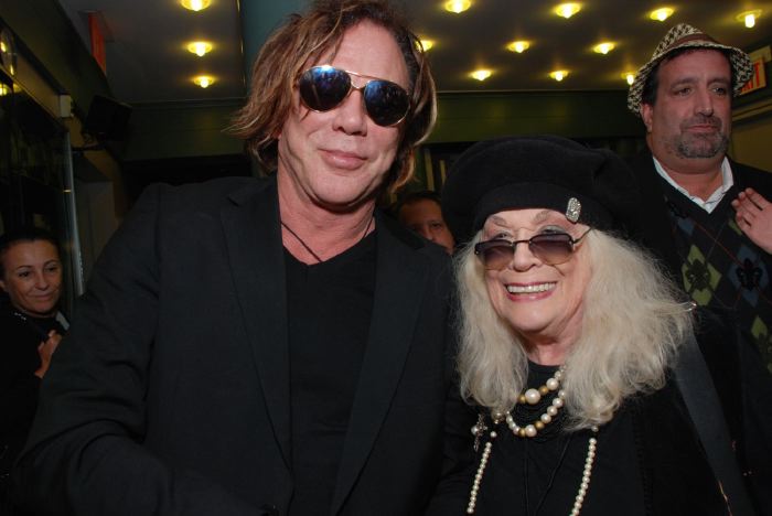 Mickey Rourke, Sylvia Myles NYFF 2008