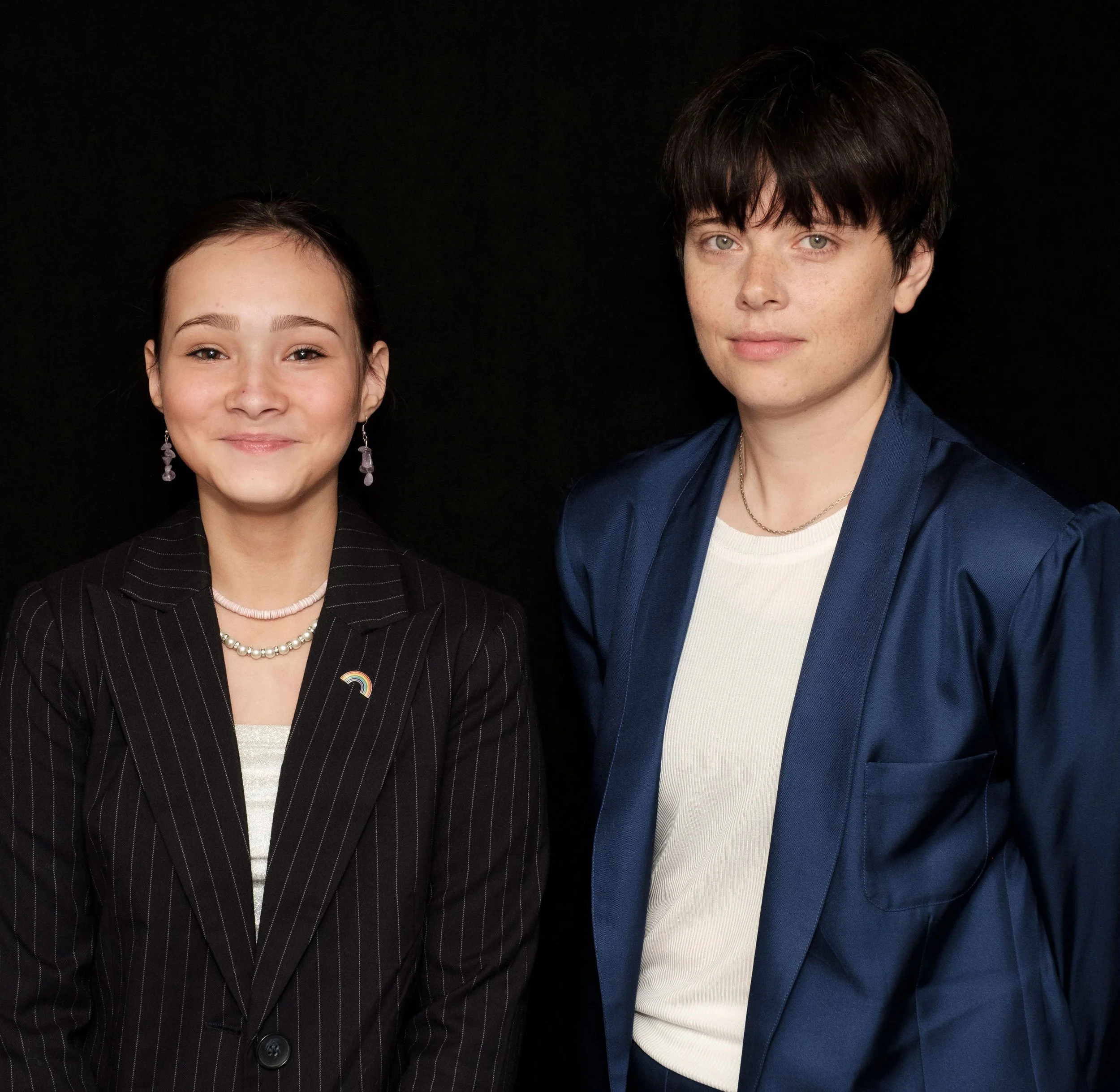 Charlotte Wells + Frankie Corio,  NYFF 2022