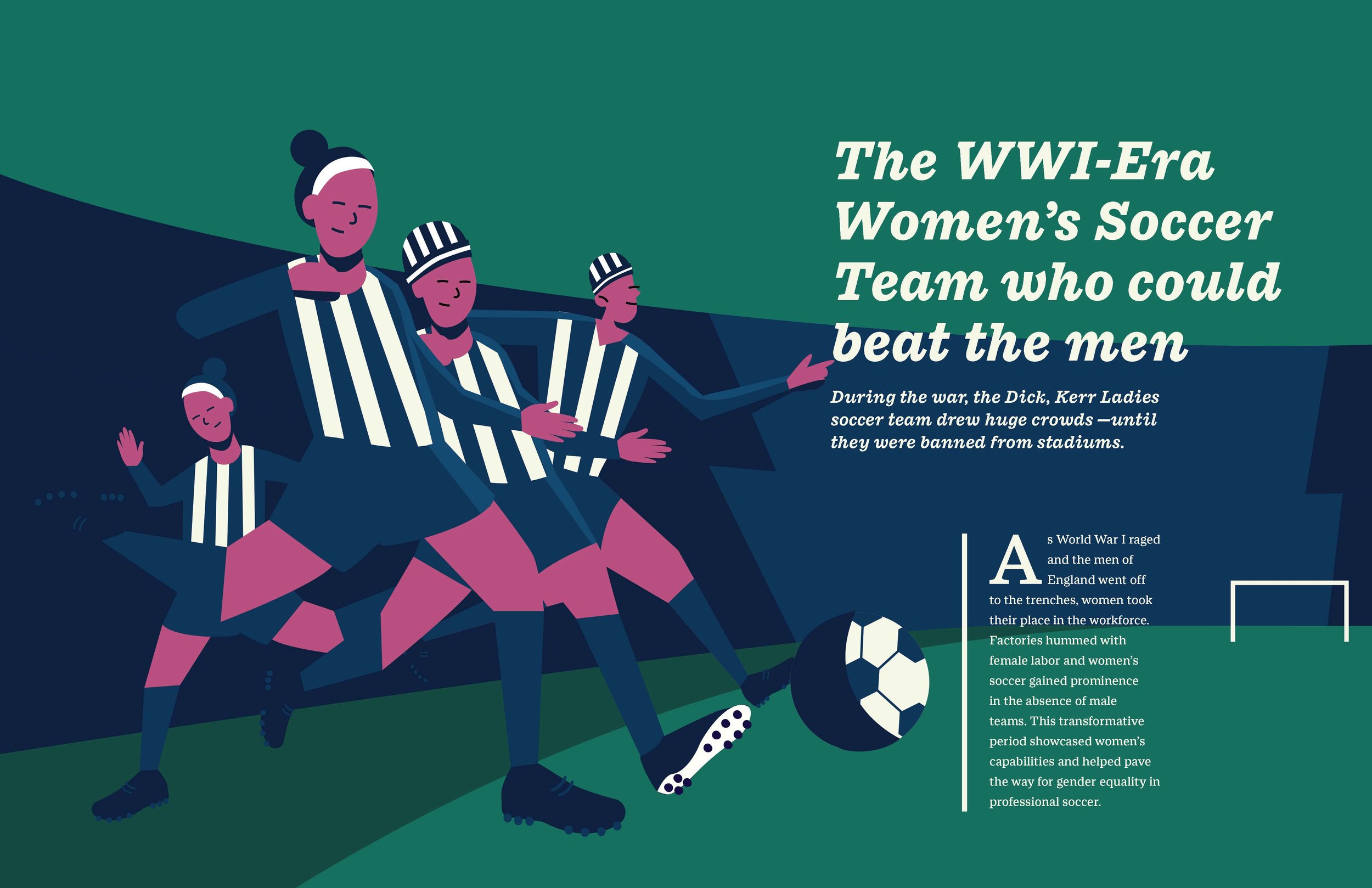 The WWI-Era Women's Soccer Team