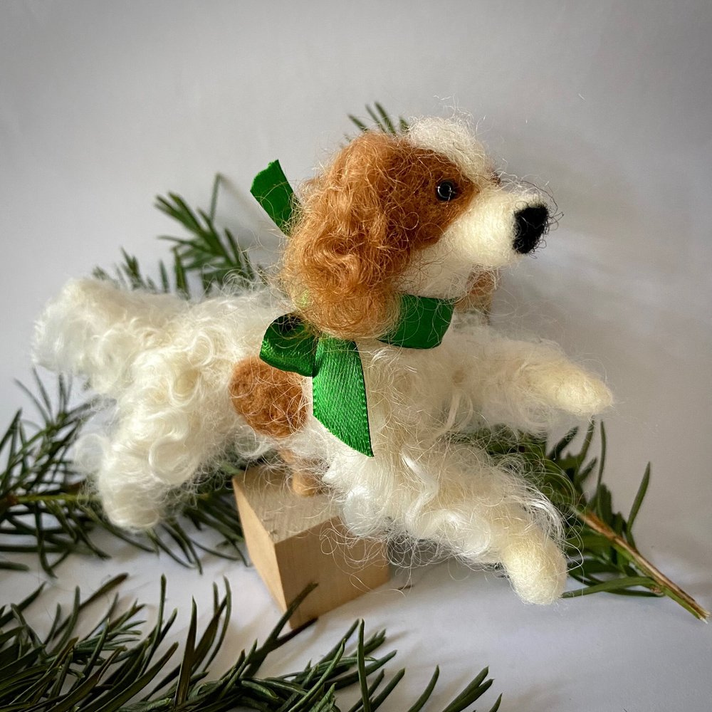 Walking Olive Felted Dogs Walking Olive - Main Image