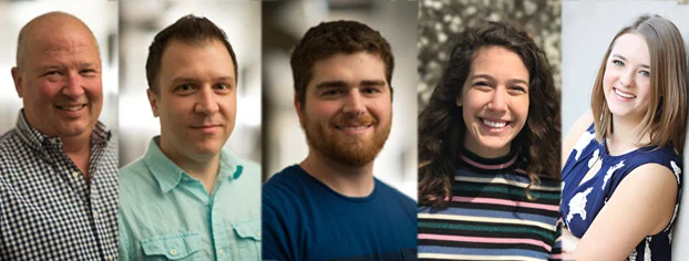 Craig Miller, Marc Pilvinsky, Philip Wages, Hayley Zalkin, and Becky Ittner