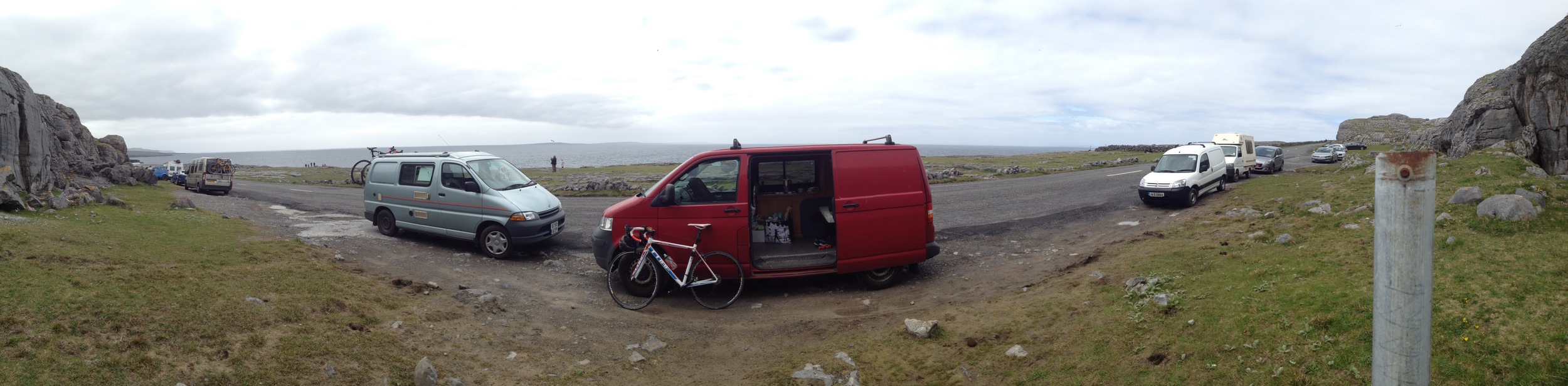 Just another van in Clare. The era of camper vans is well and truly here in Ireland.