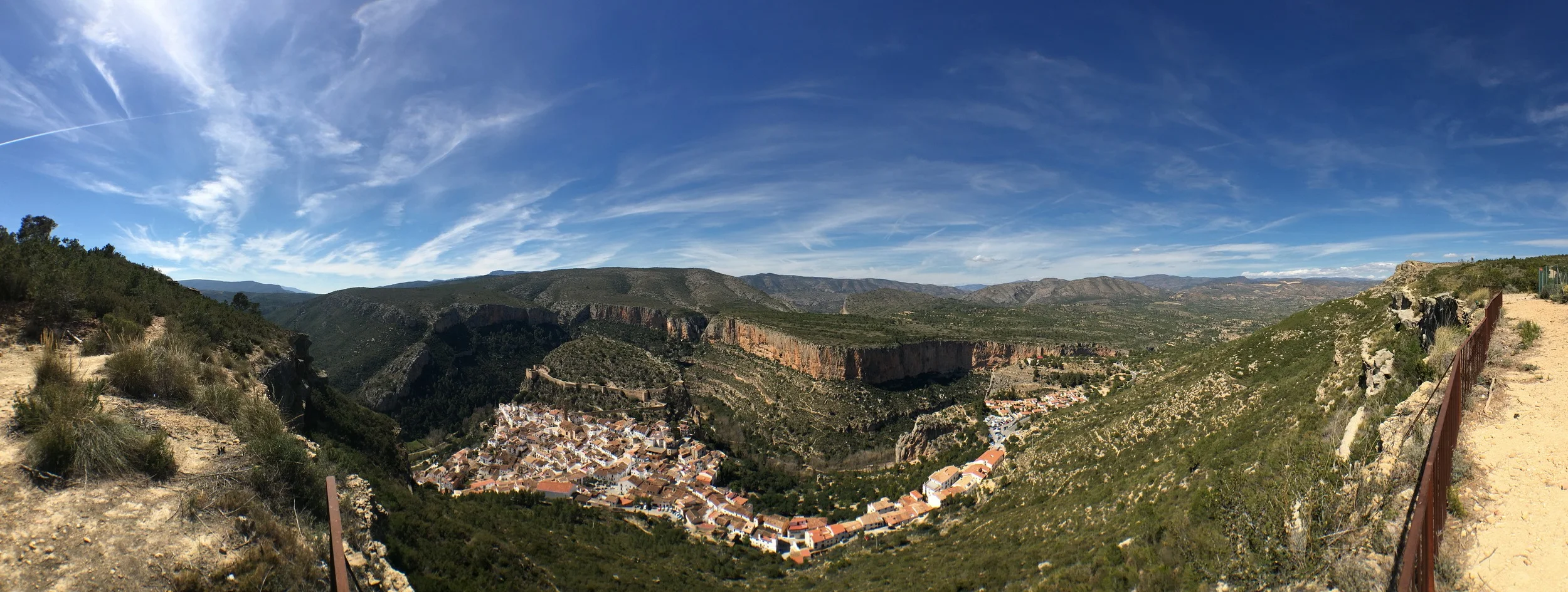Chulilla from the top of the hill - highly recommended walk if anyone makes it out there