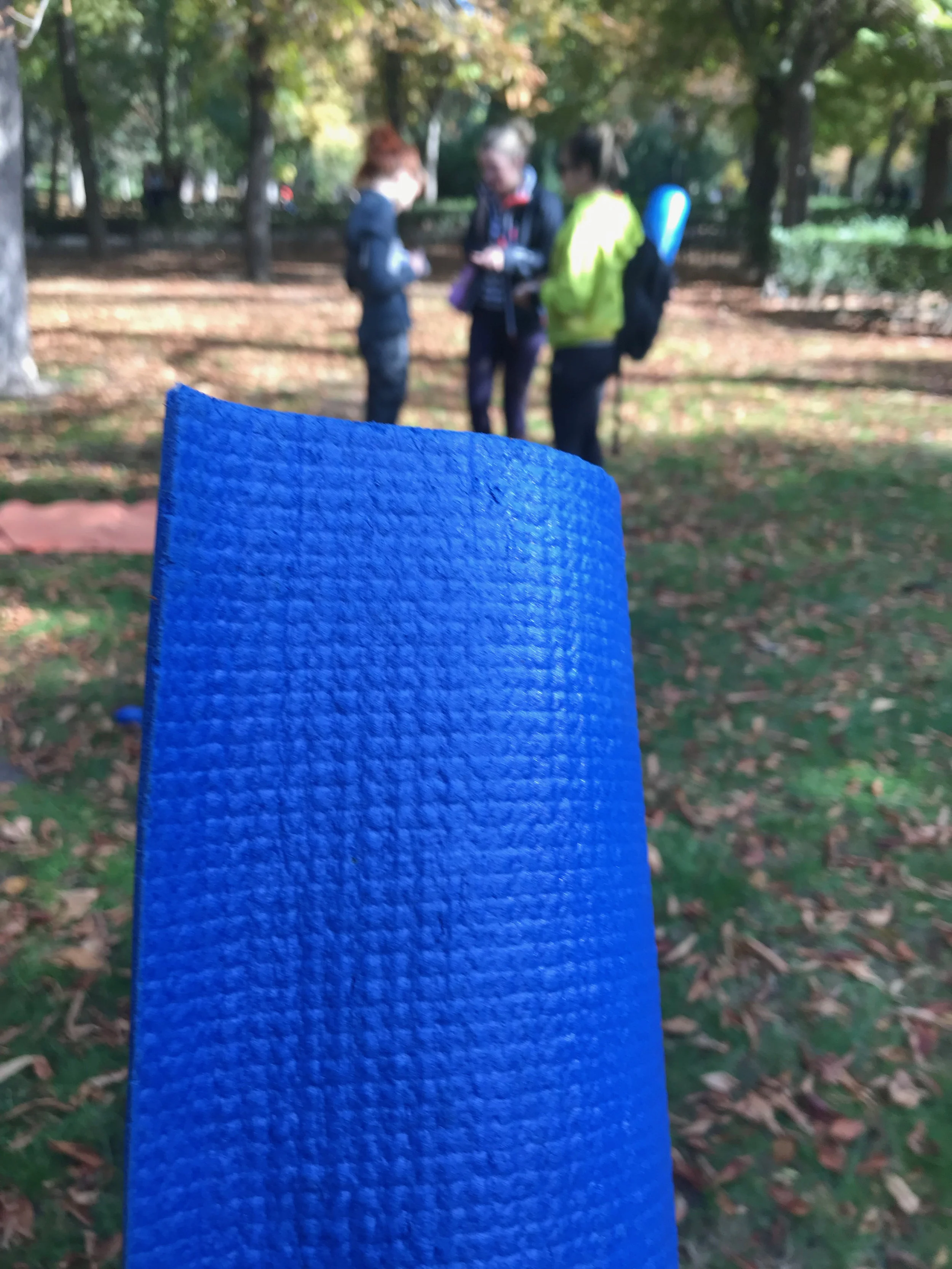Yoga in the park. Why not!