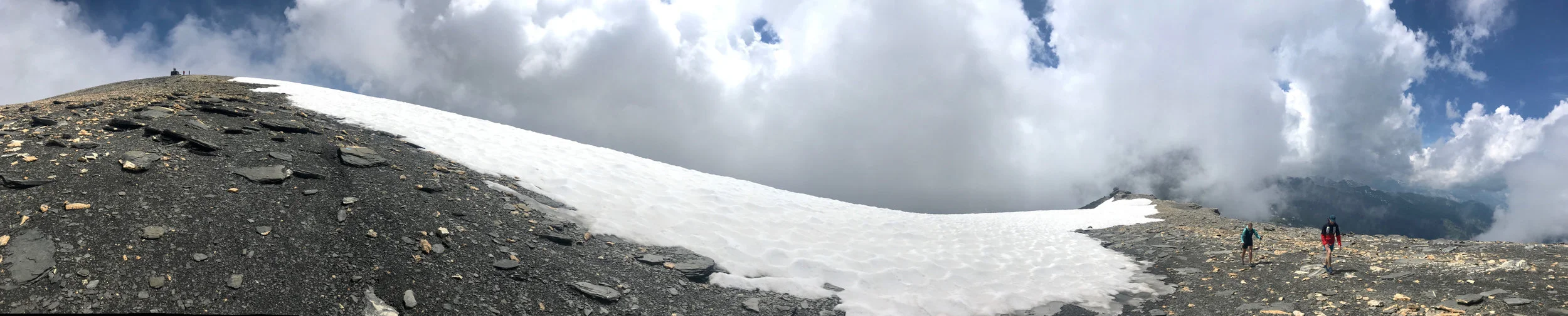 the final approach to the summit