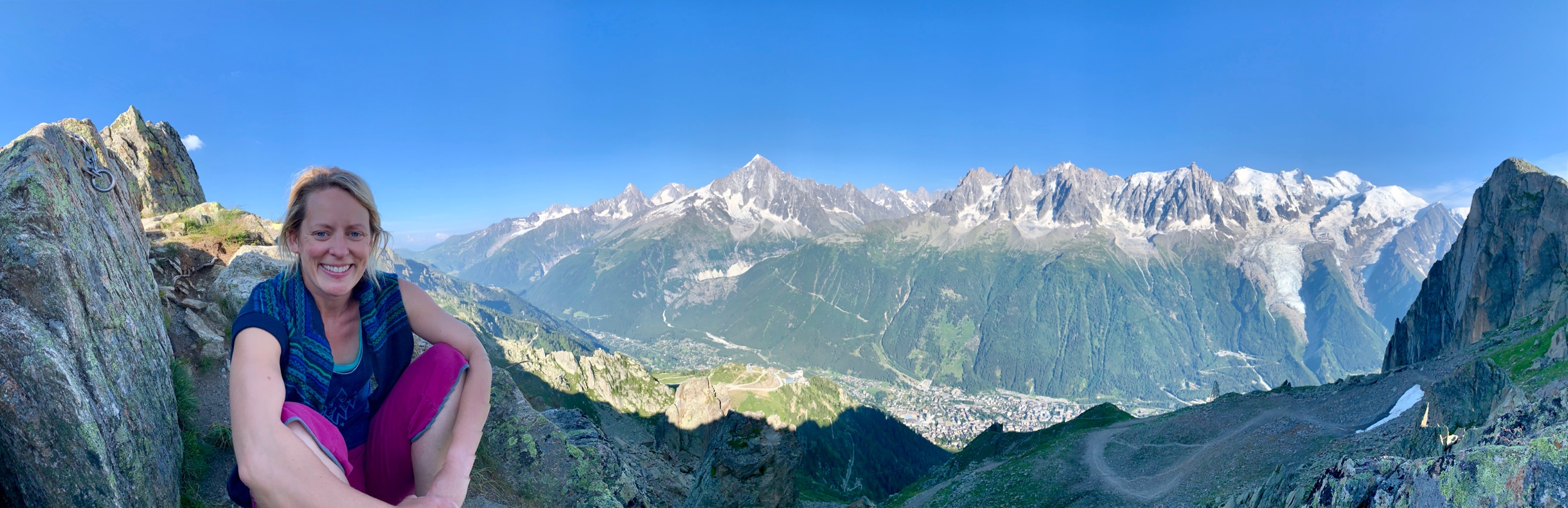 What. A. View. The Mont Blanc Massif.