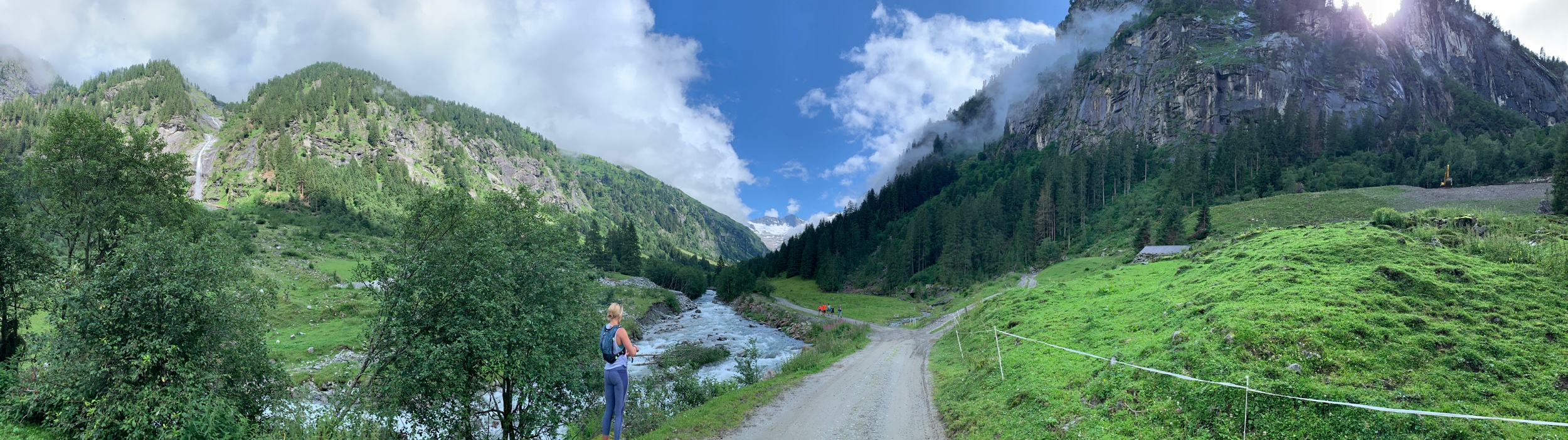 One of the many beautiful valleys and walking trails in Austria. This one, starting at the tiny village of Ginsing.