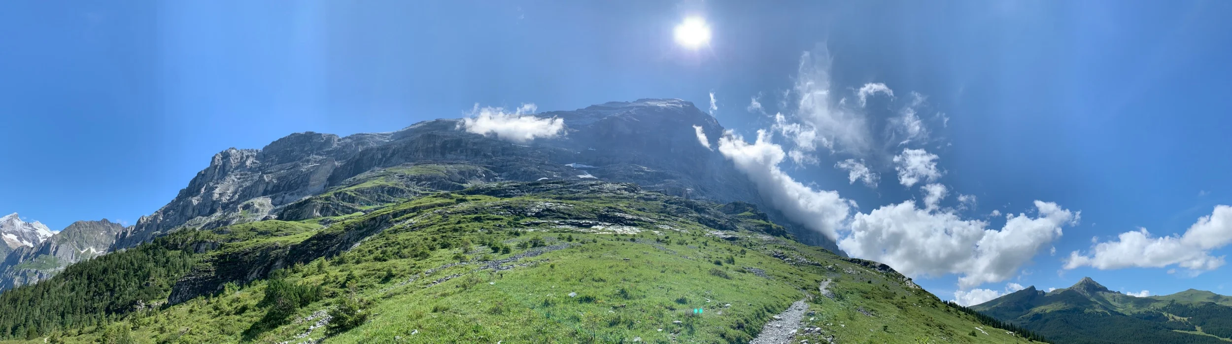 Amazing trail runs under the Eiger