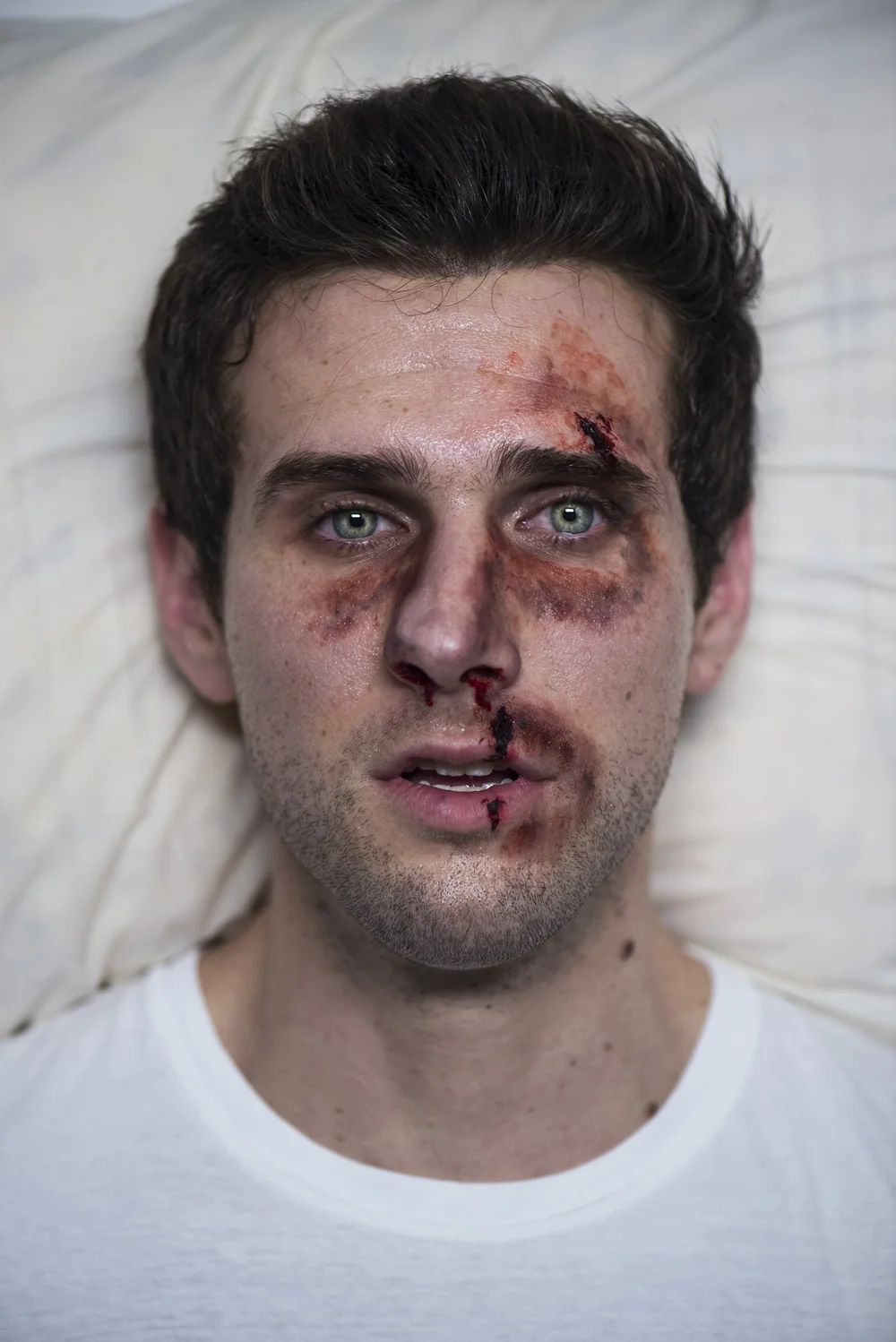  Not Our Living Room Promotional still of Rob Ceriello in the short film NOLR, directed by Christina Raia of Congested Cat Productions.  Photograph by Alyssa Meadows 