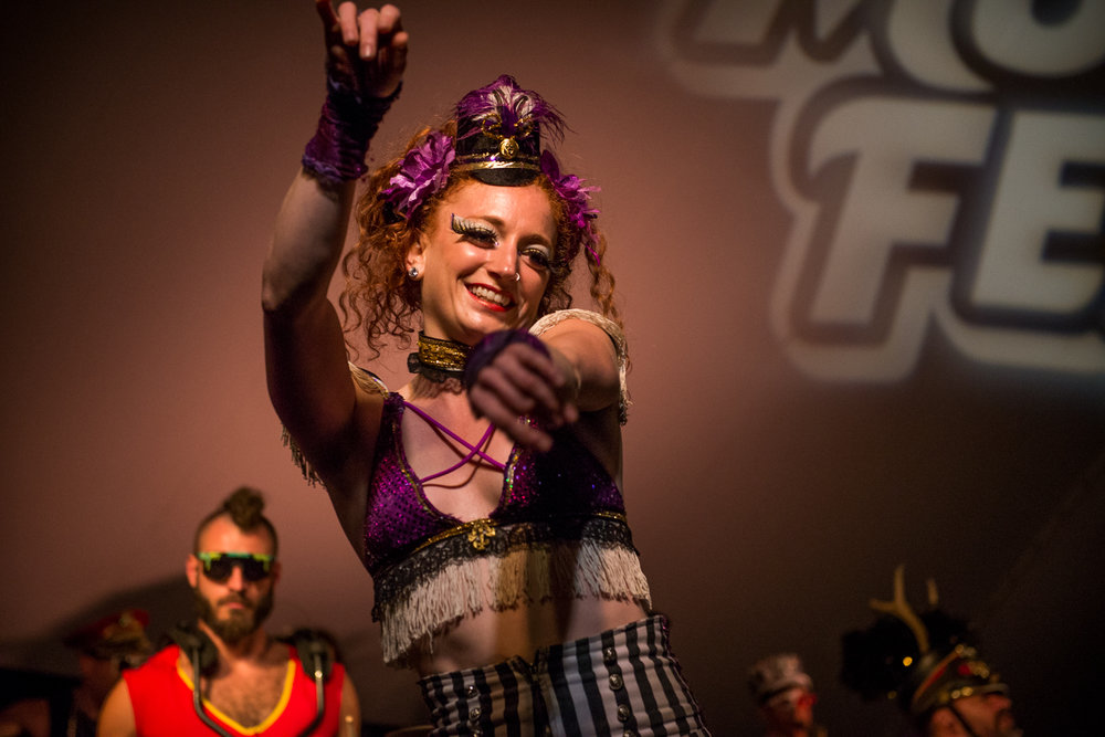  The band March Fourth performing at Summer Music Festival &nbsp;Musikfest, August 2016 in Bethlehem, Pennsylvania.  Volksplatz. 