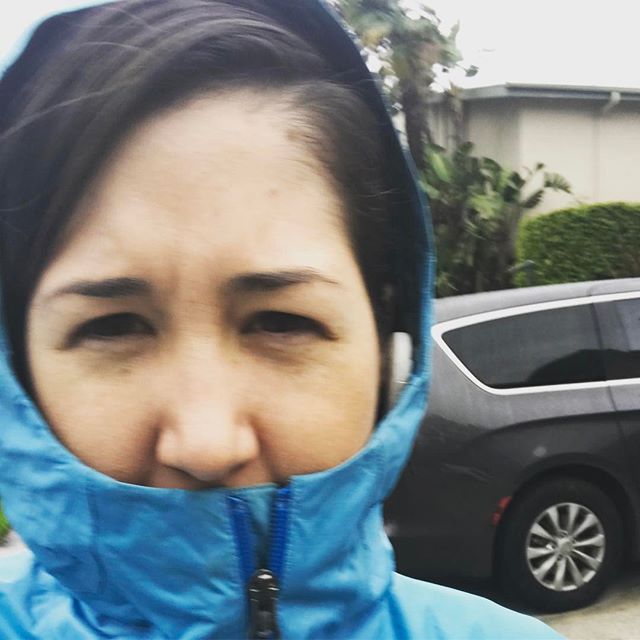 Y'all this rain was not a joke my head got wet and my feet were cold for 3, maybe 4 minutes after re entering a cool dry place