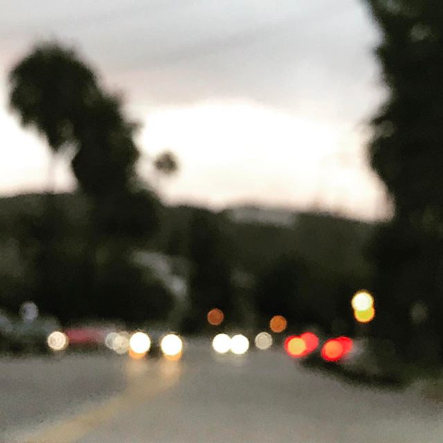Blurred Hollywood sign, let's pretend this is art 😎🤓😎😎