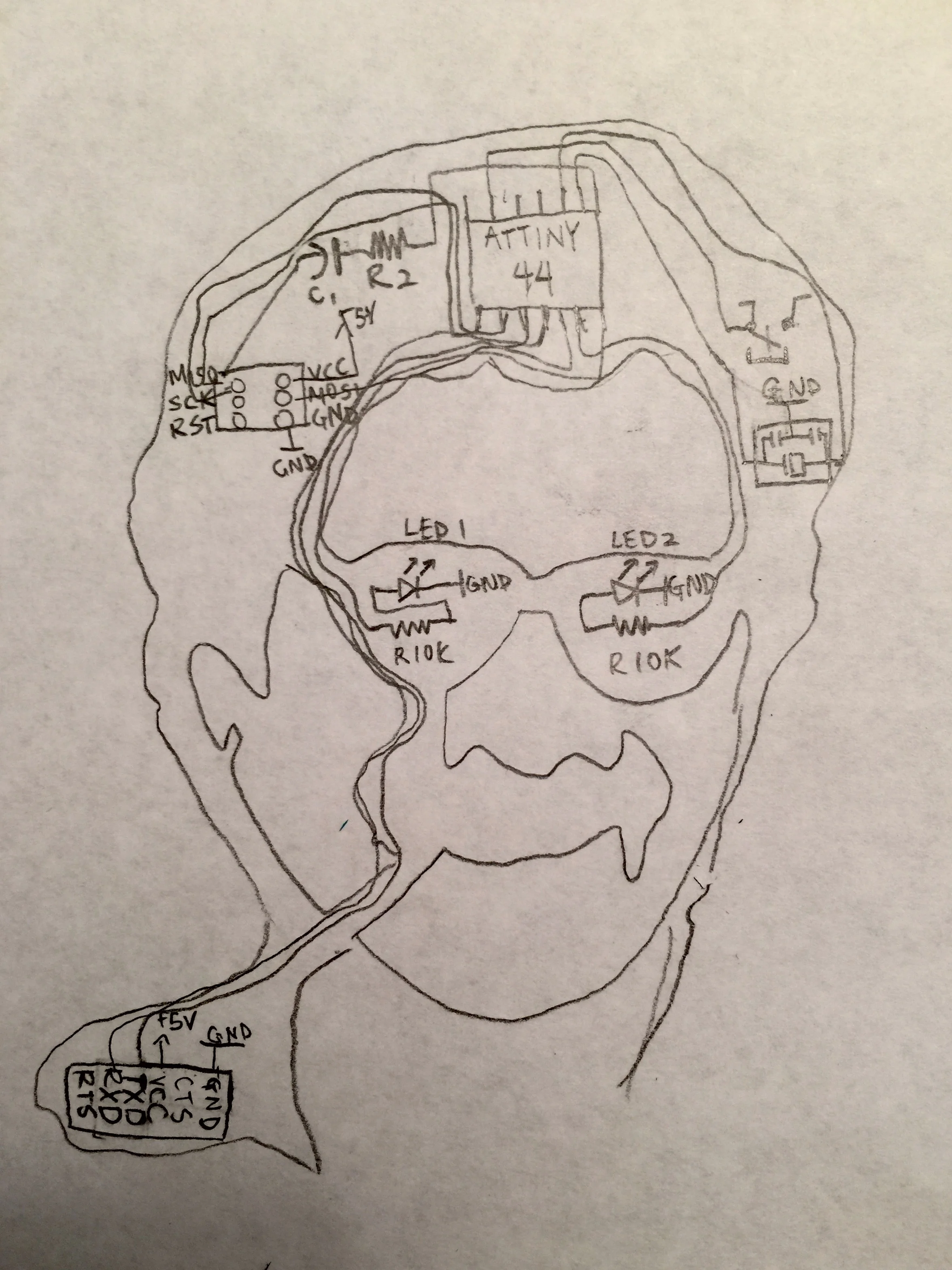 Portrait as a schematic, and schematic as a portrait.
