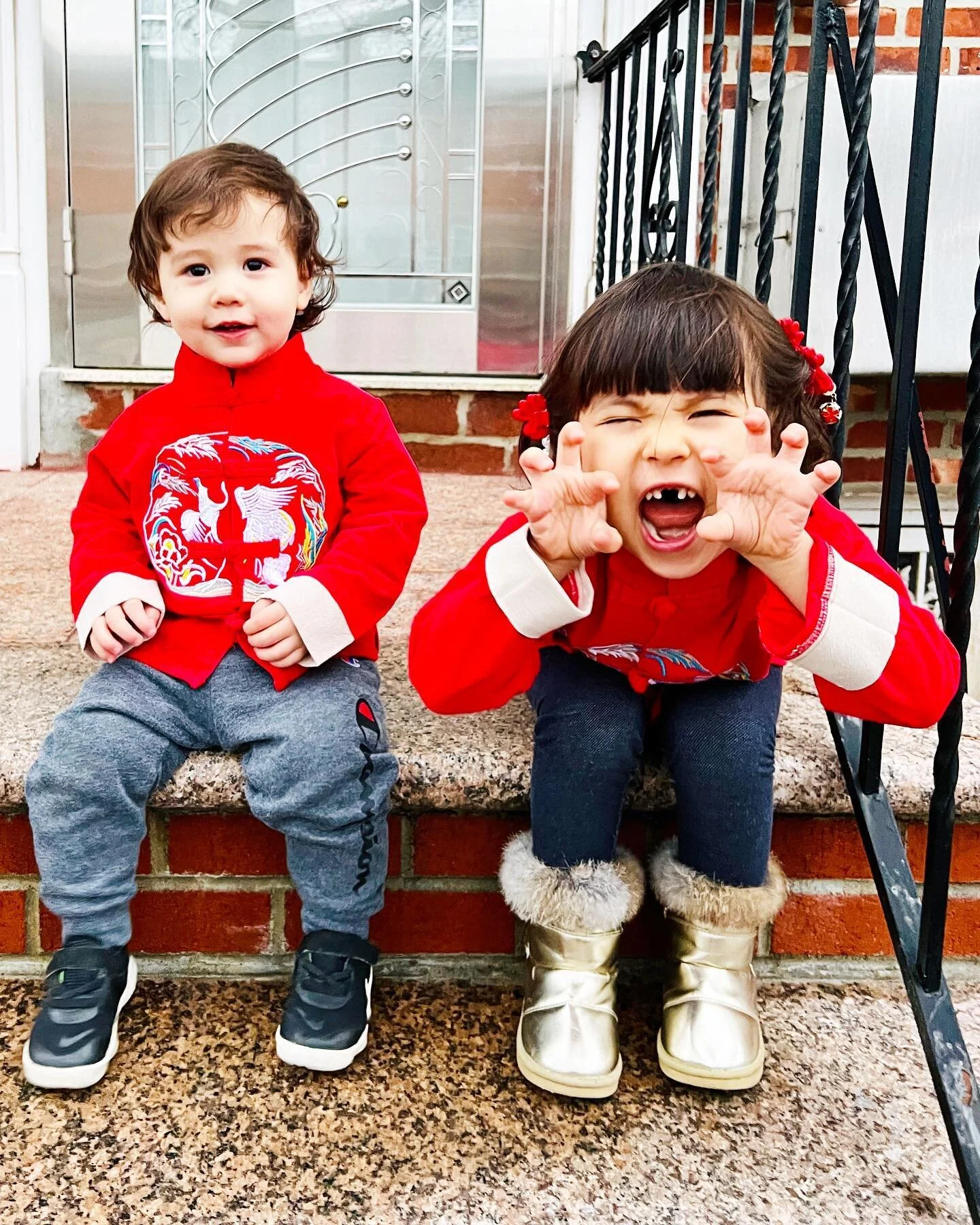 Happy Lunar New Year from my family to yours! 🧧🍊🌸🥢