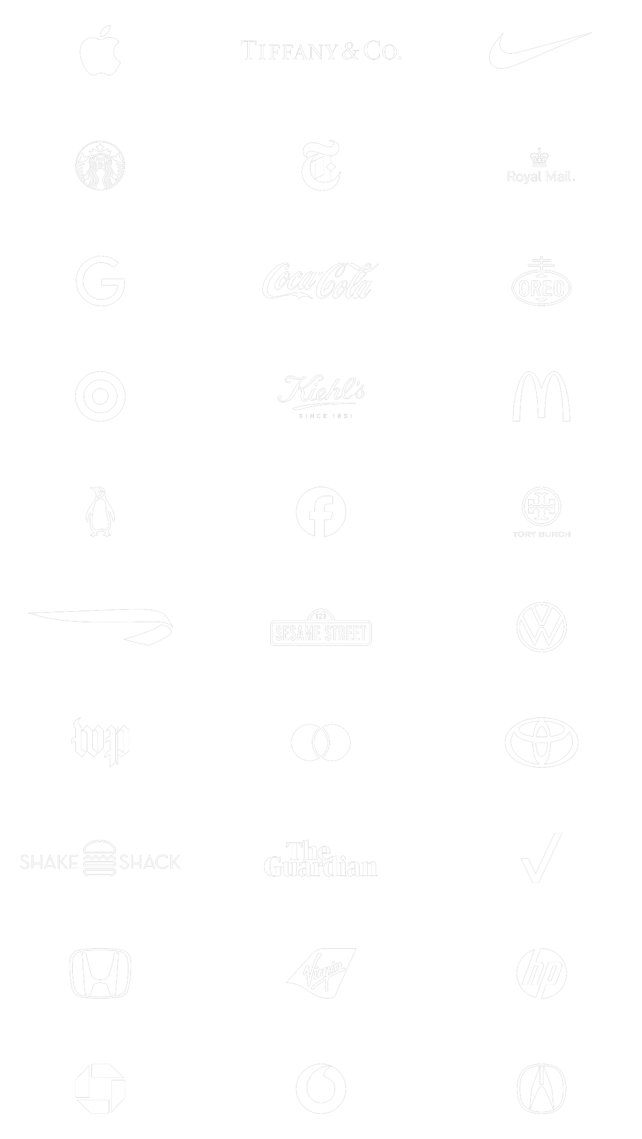 Client logos mobile