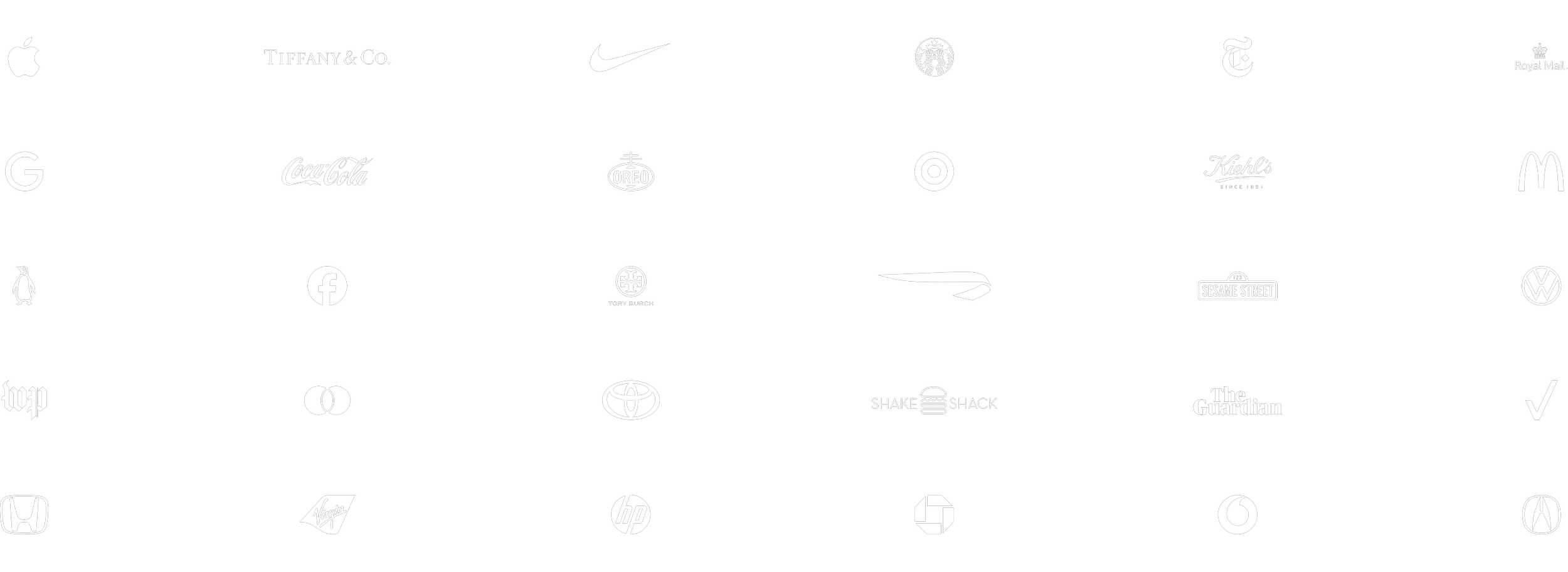 Client logos desktop