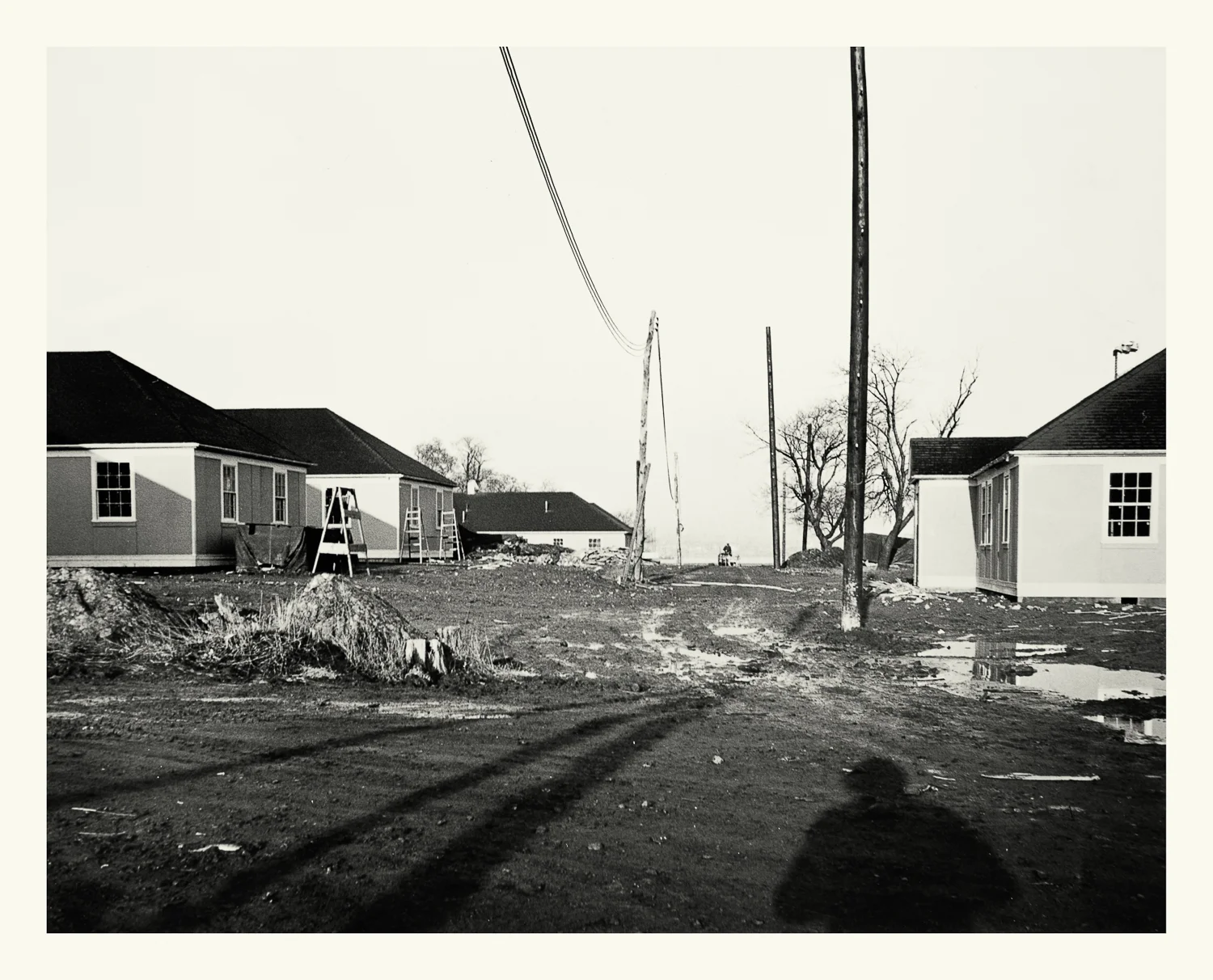  Photograph No. PC 468. “Photograph depicting the construction of Naval personnel housing at the Hingham Naval Ammunition Depot.” c. 1944; Records of Naval Districts and Shore Establishments, RG 181, NARA Boston. 