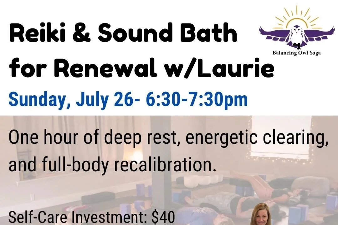 Reiki &amp; Sound Bath- 7/26